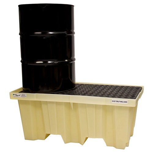 Supplier of Enpac 5222-YE 2 Drum Nestable Poly Spill Pallet in UAE