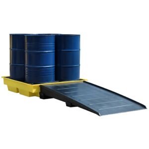 Supplier of Romold BFR3 4 Drum Spill Pallet Ramp for BP4L in UAE